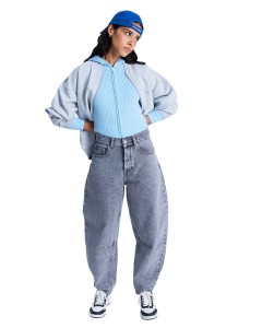 Pantalon Barreled<br>Babe High Lava