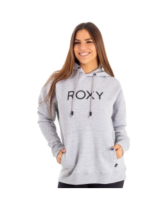 Buzo Canguro Roxy Logo (Gri) Roxy
