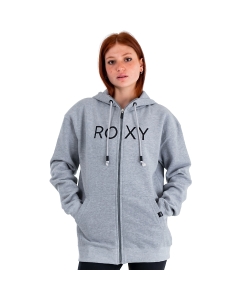 Campera Canguro Roxy Logo (Gri) Roxy